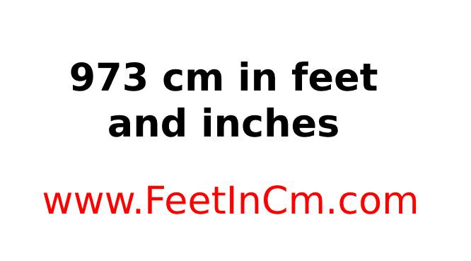 height cm to feet and inches