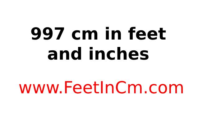 centimeter naar feet